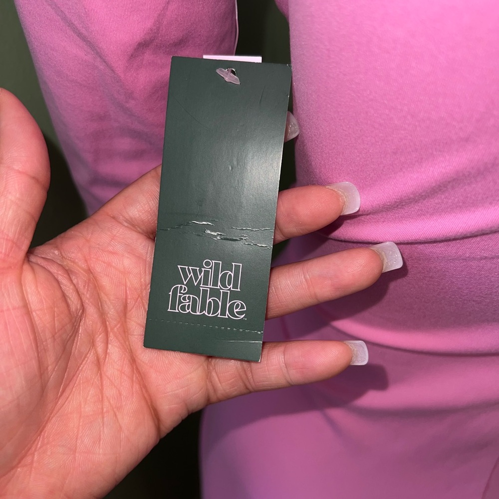 Wild Fable Pink Long Sleeve Dress - Picture 4 of 5